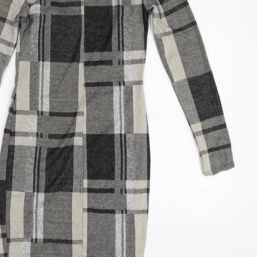 New Look Womens Multicoloured Check  Mini  Size 10