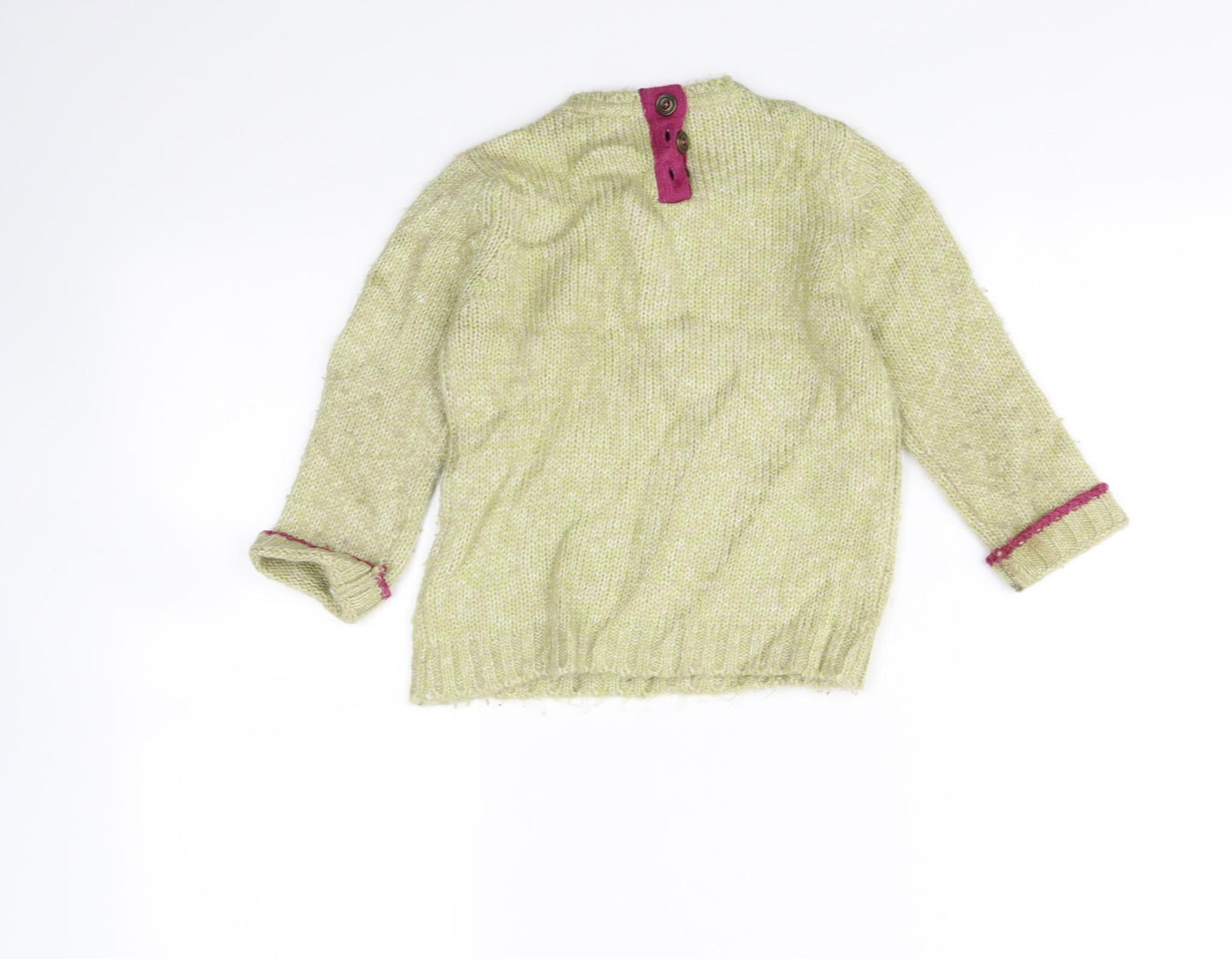 Indigo Girls Green   Pullover Jumper Size 3-4 Years