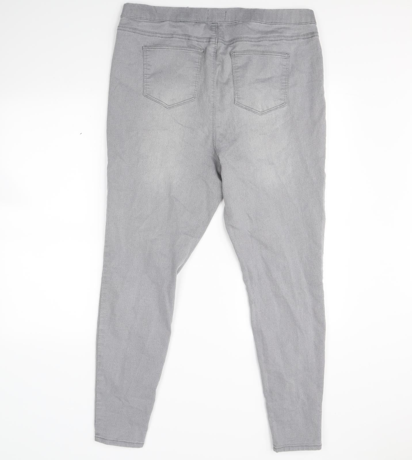 Denim Womens Grey   Jegging Jeans Size 18 L30 in