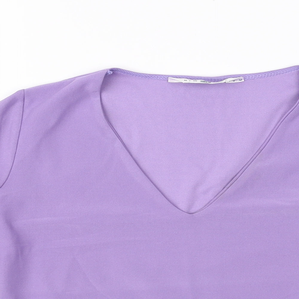 New Look Womens Purple   Basic Blouse Size 12