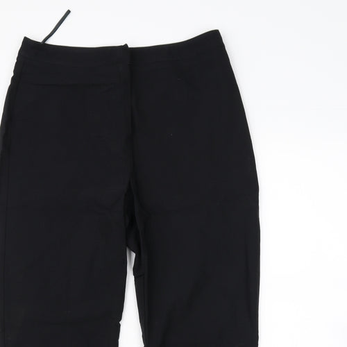 Preworn Womens Black   Cropped Trousers Size 12 L23 in