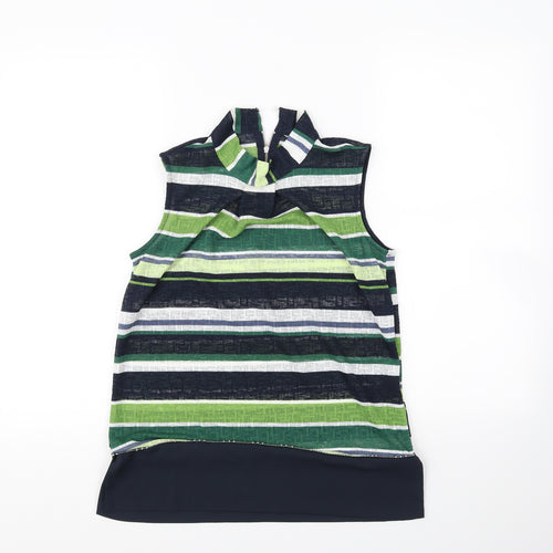 Preworn Womens Multicoloured Striped  Basic Tank Size 8