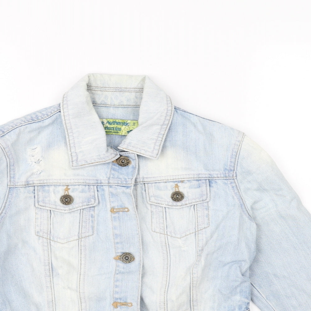 Authentic Womens Blue  Denim Jacket  Size 10