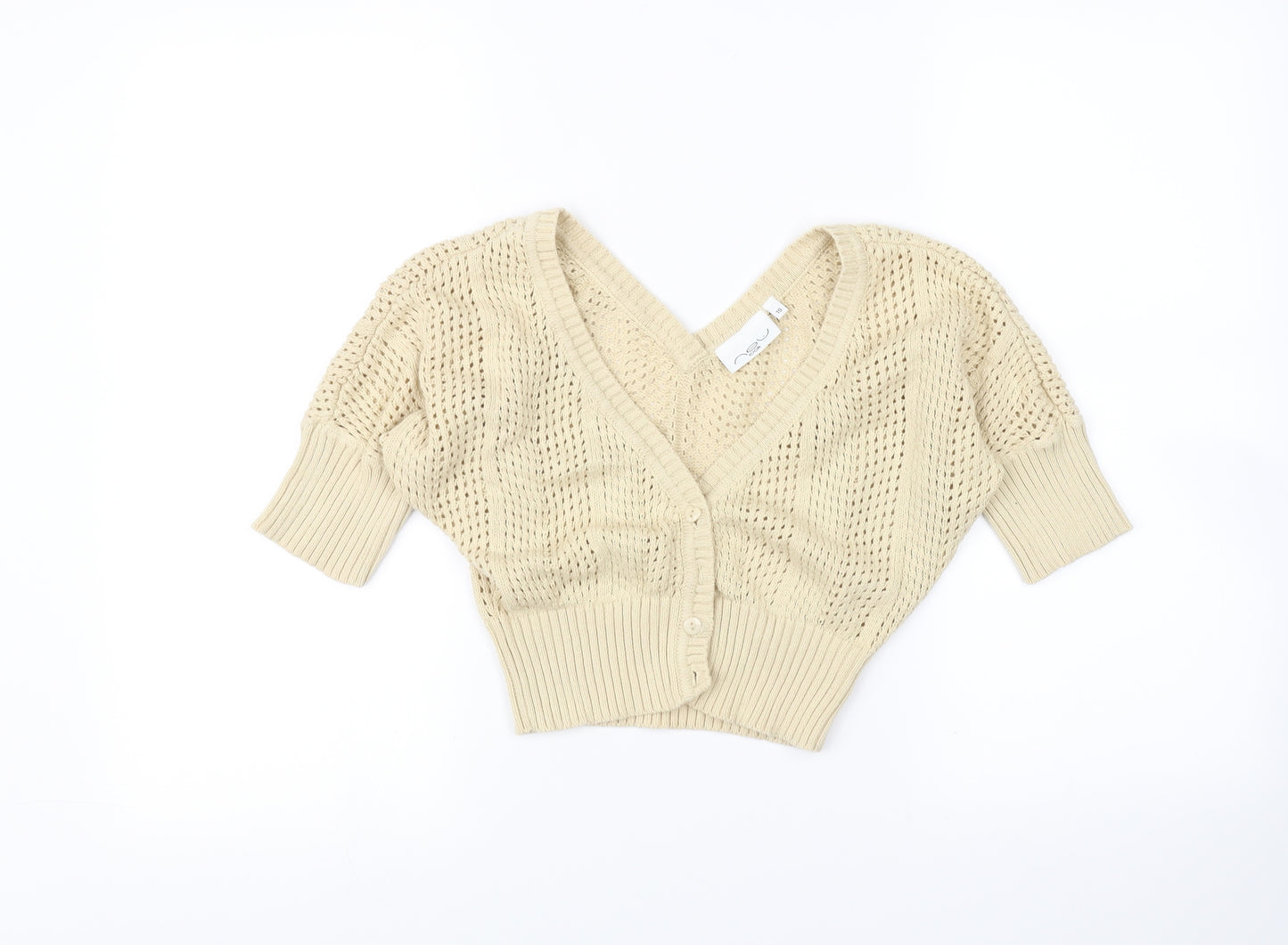 New Look Womens Beige   Cardigan Jumper Size 10