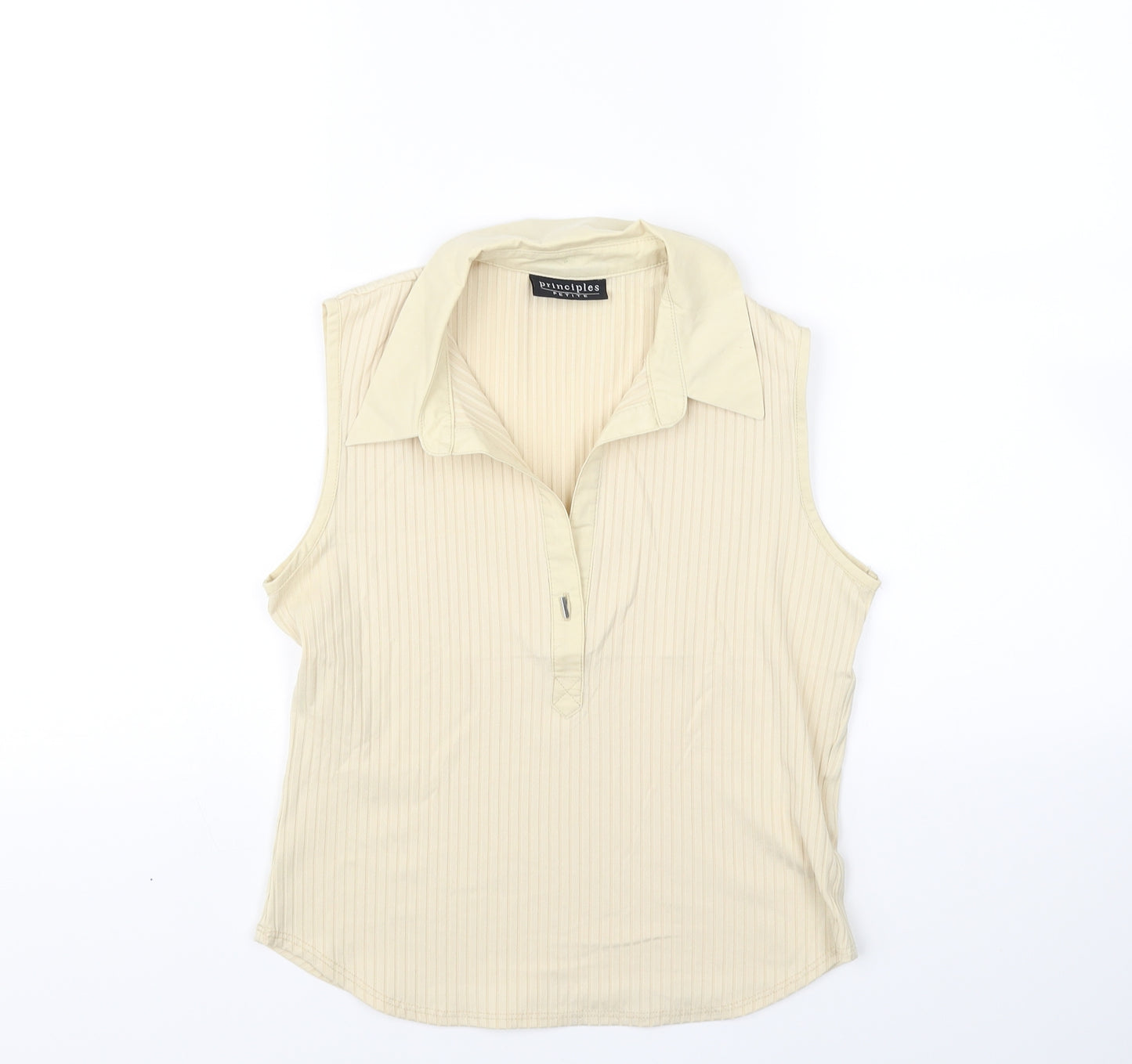 Principles Womens Beige   Cropped Tank Size 12