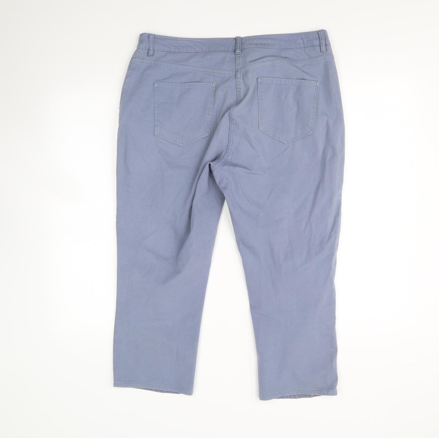 Maine Womens Blue   Cropped Jeans Size 14 L23 in
