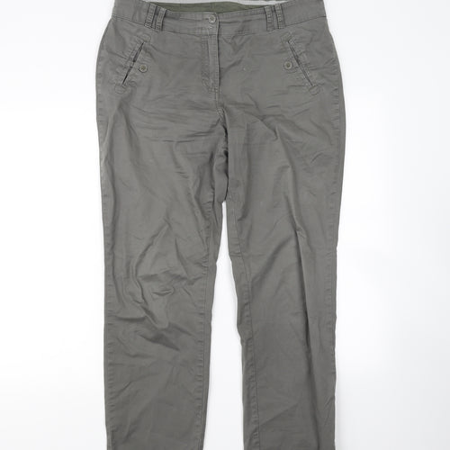 Debenhams Womens Grey   Trousers  Size 12 L29 in