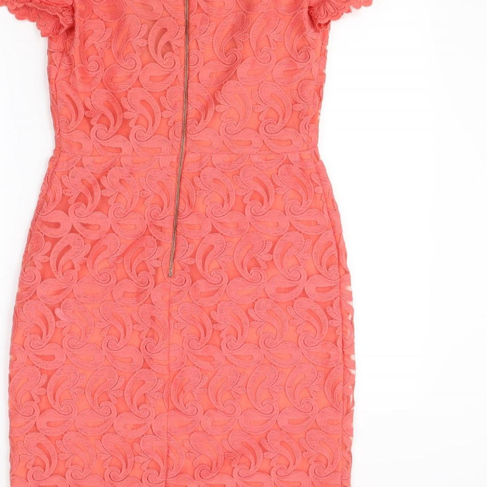 NEXT Womens Pink   Pencil Dress  Size 8