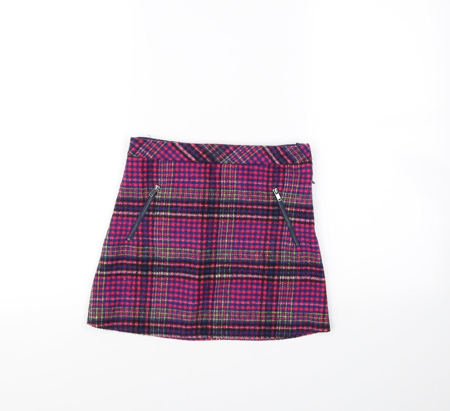 Nutmeg Girls Multicoloured Check  Mini Skirt Size 9 Years