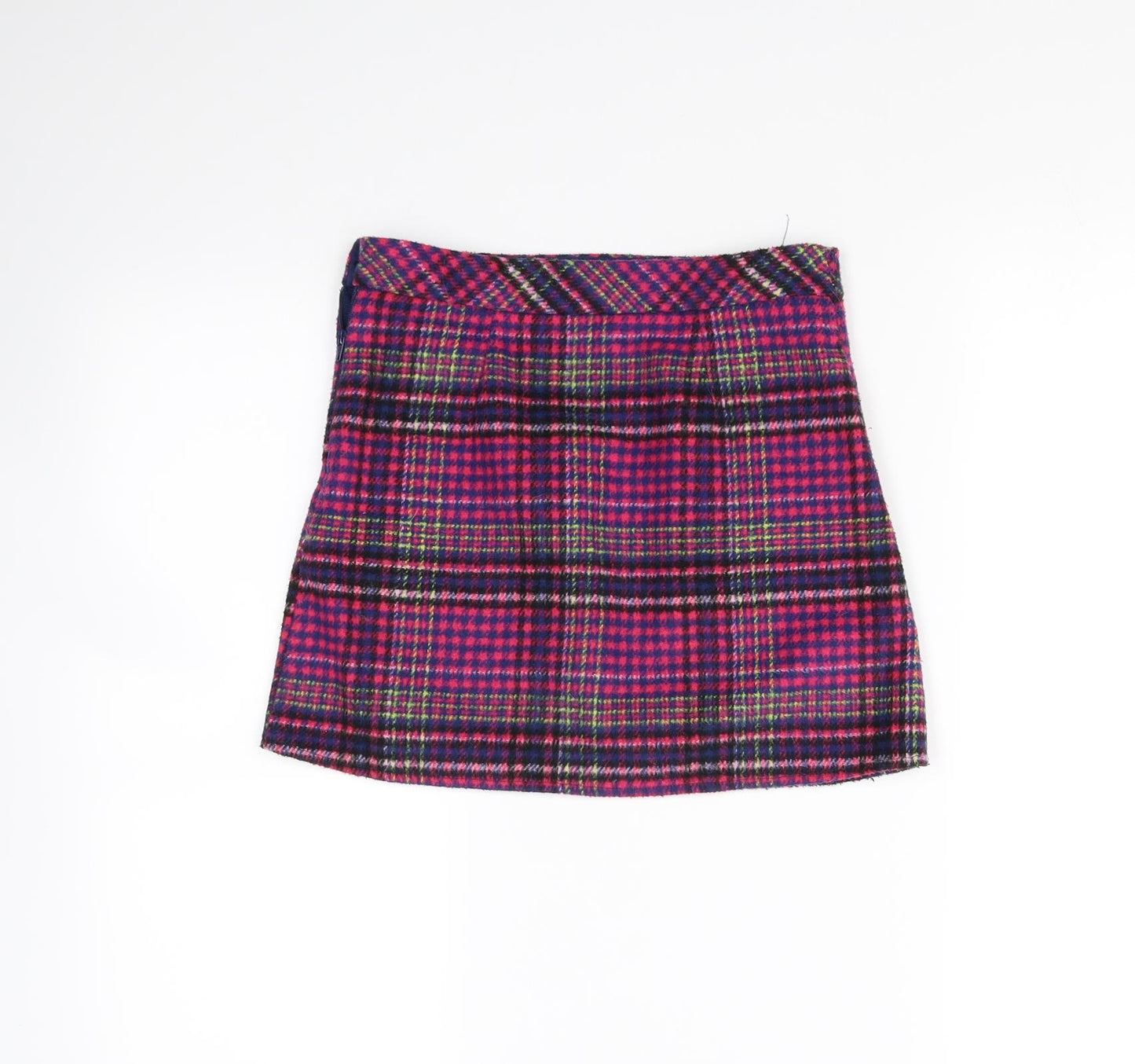 Nutmeg Girls Multicoloured Check  Mini Skirt Size 9 Years