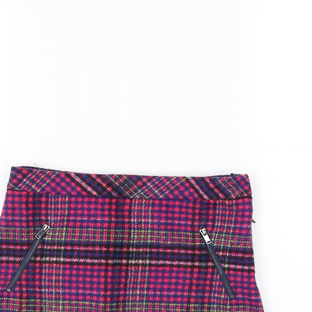 Nutmeg Girls Multicoloured Check  Mini Skirt Size 9 Years