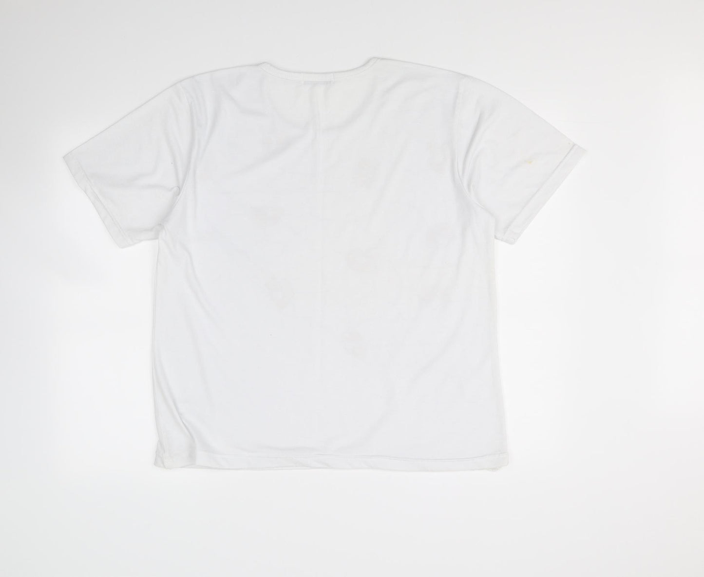 germany Womens White   Basic T-Shirt Size 2XL