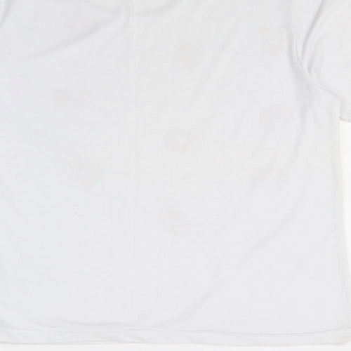 germany Womens White   Basic T-Shirt Size 2XL