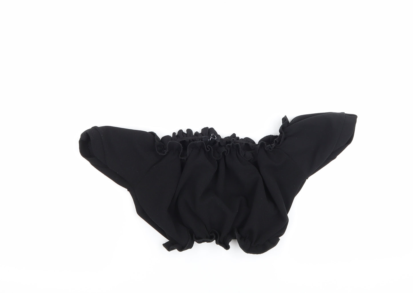 New Look Womens Black   Cropped Blouse Size 10  - Boob Tube Blouse