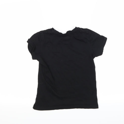 urban dept Girls Black   Basic T-Shirt Size 8 Years