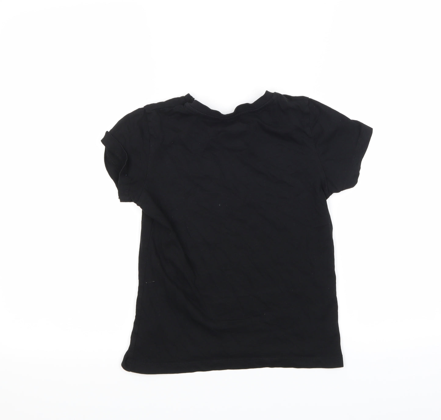 urban dept Girls Black   Basic T-Shirt Size 8 Years