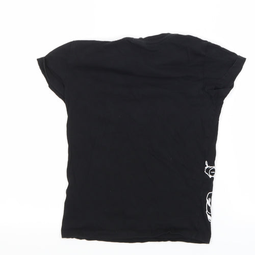Urban Dept Girls Black   Basic T-Shirt Size 8 Years