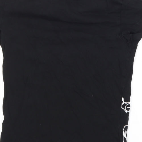 Urban Dept Girls Black   Basic T-Shirt Size 8 Years
