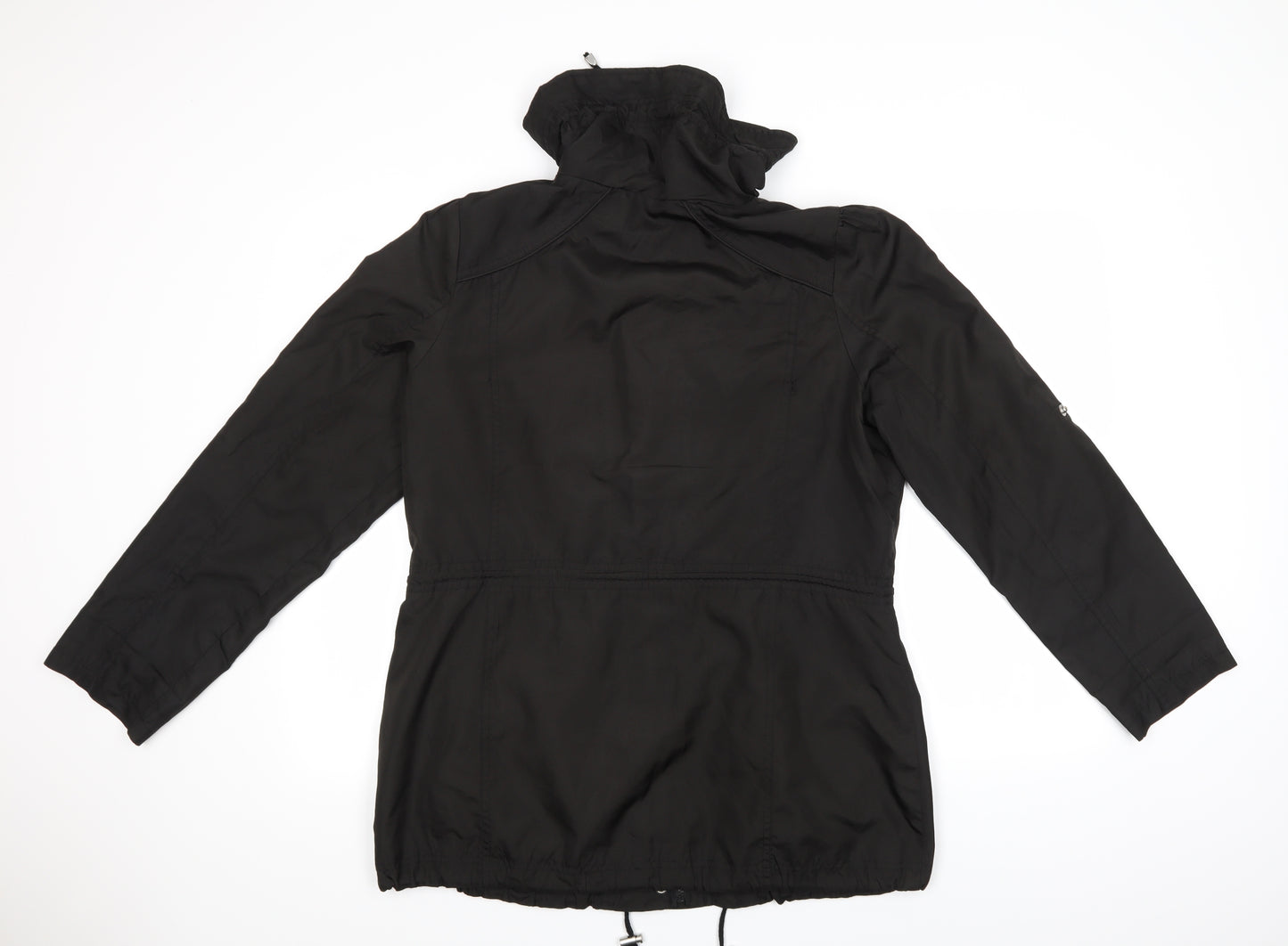 George Womens Black   Rain Coat Jacket Size 14