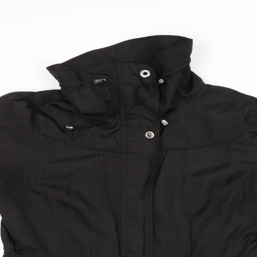 George Womens Black   Rain Coat Jacket Size 14