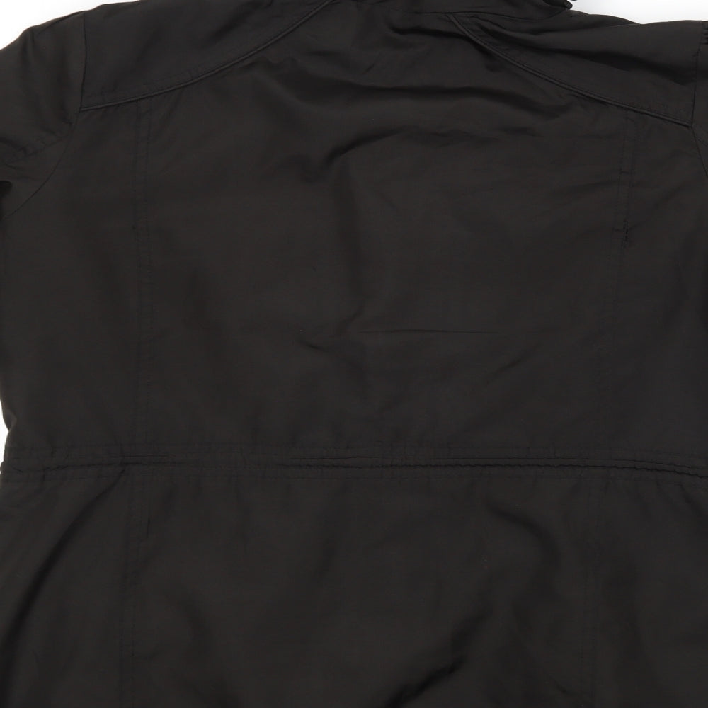 George Womens Black   Rain Coat Jacket Size 14