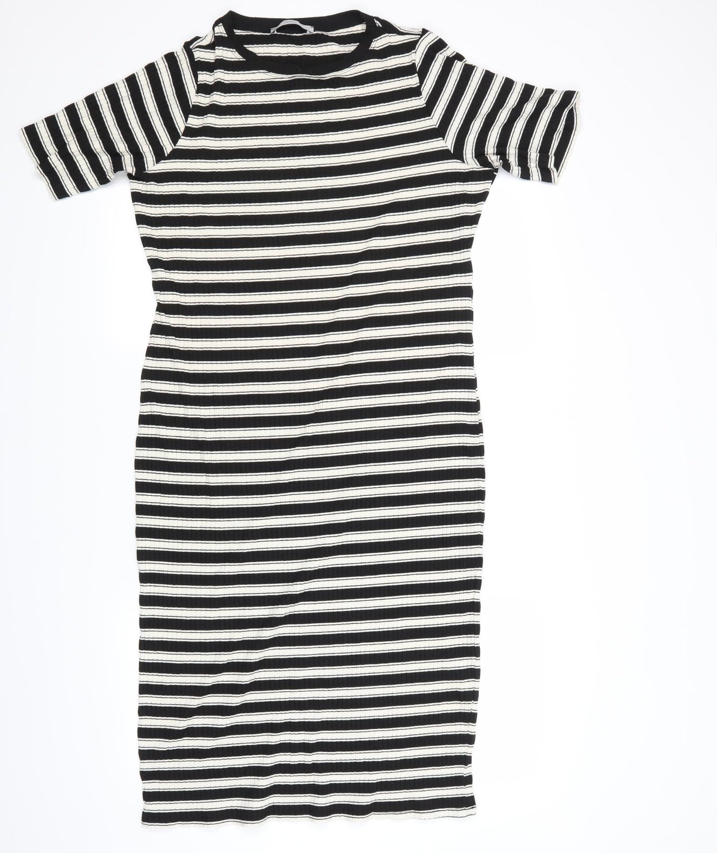 George Womens Multicoloured Striped  T-Shirt Dress  Size 14