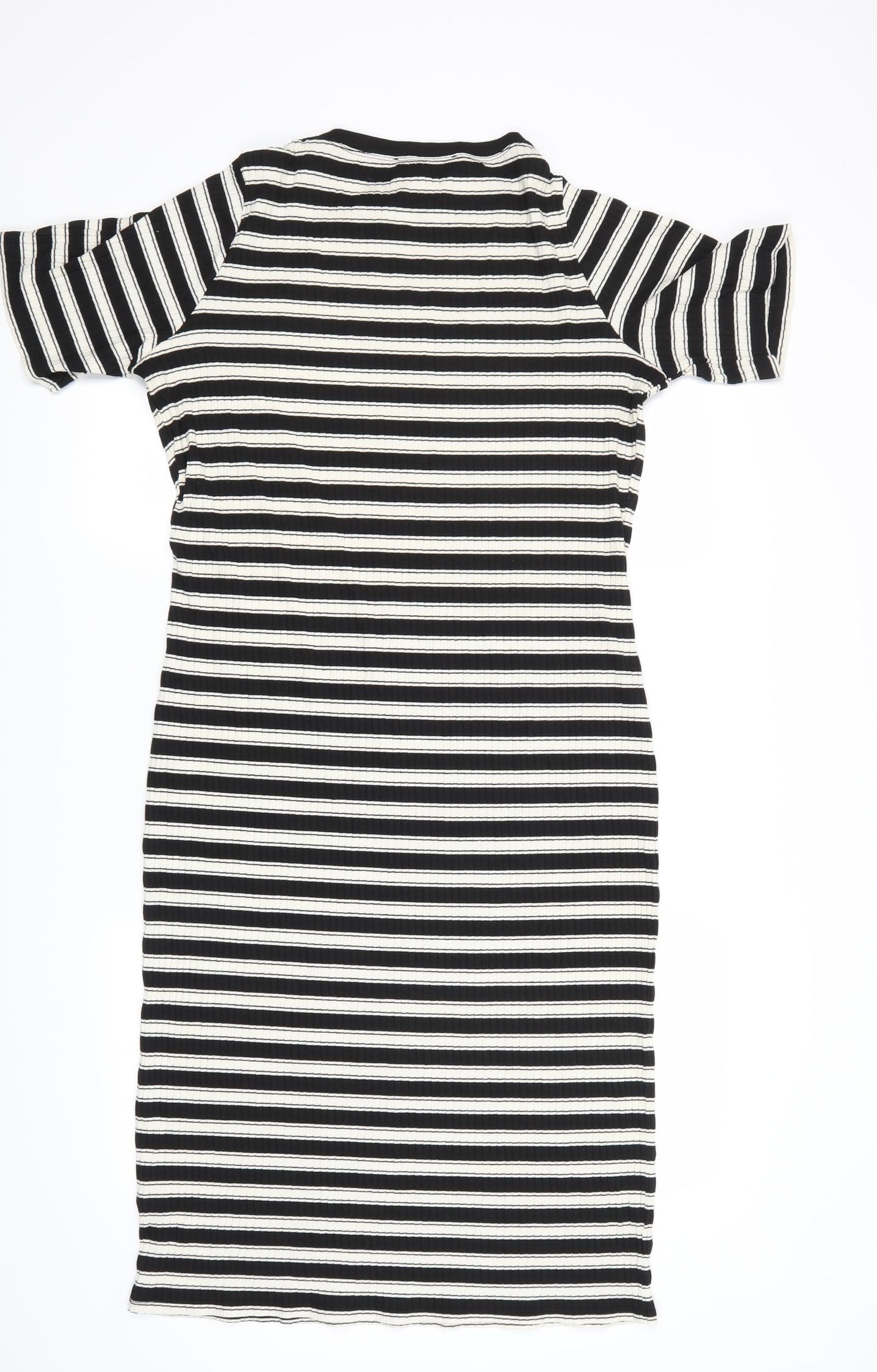 George Womens Multicoloured Striped  T-Shirt Dress  Size 14
