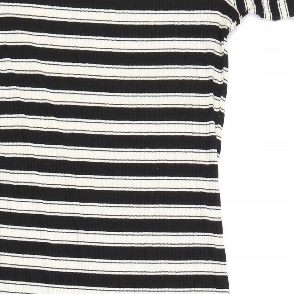 George Womens Multicoloured Striped  T-Shirt Dress  Size 14