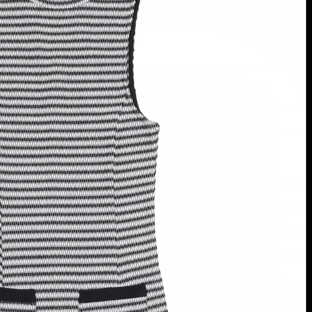 Miss Selfridge Womens Multicoloured Striped  Tank Dress  Size 10