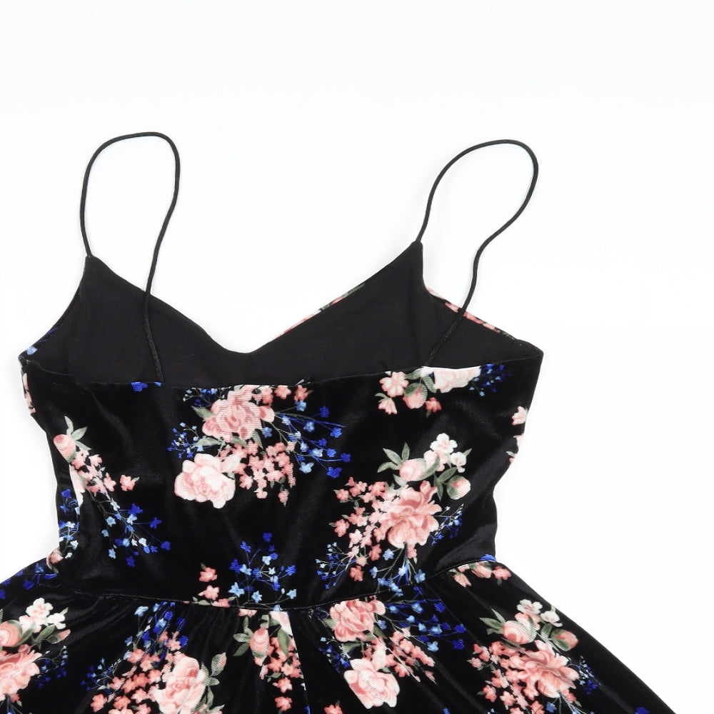Divided Womens Multicoloured Floral  Shorts One-Piece Size 10  - Dress/shorts combo