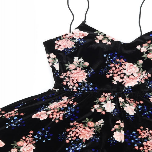 Divided Womens Multicoloured Floral  Shorts One-Piece Size 10  - Dress/shorts combo