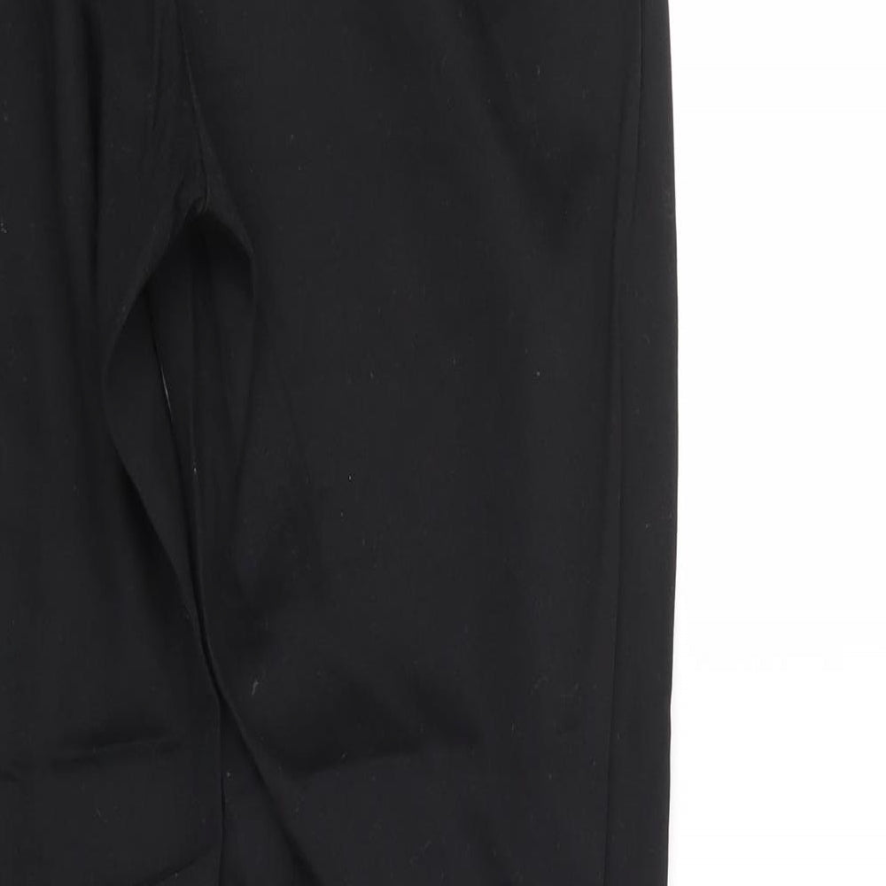 H&M Womens Black   Trousers  Size 10 L26 in