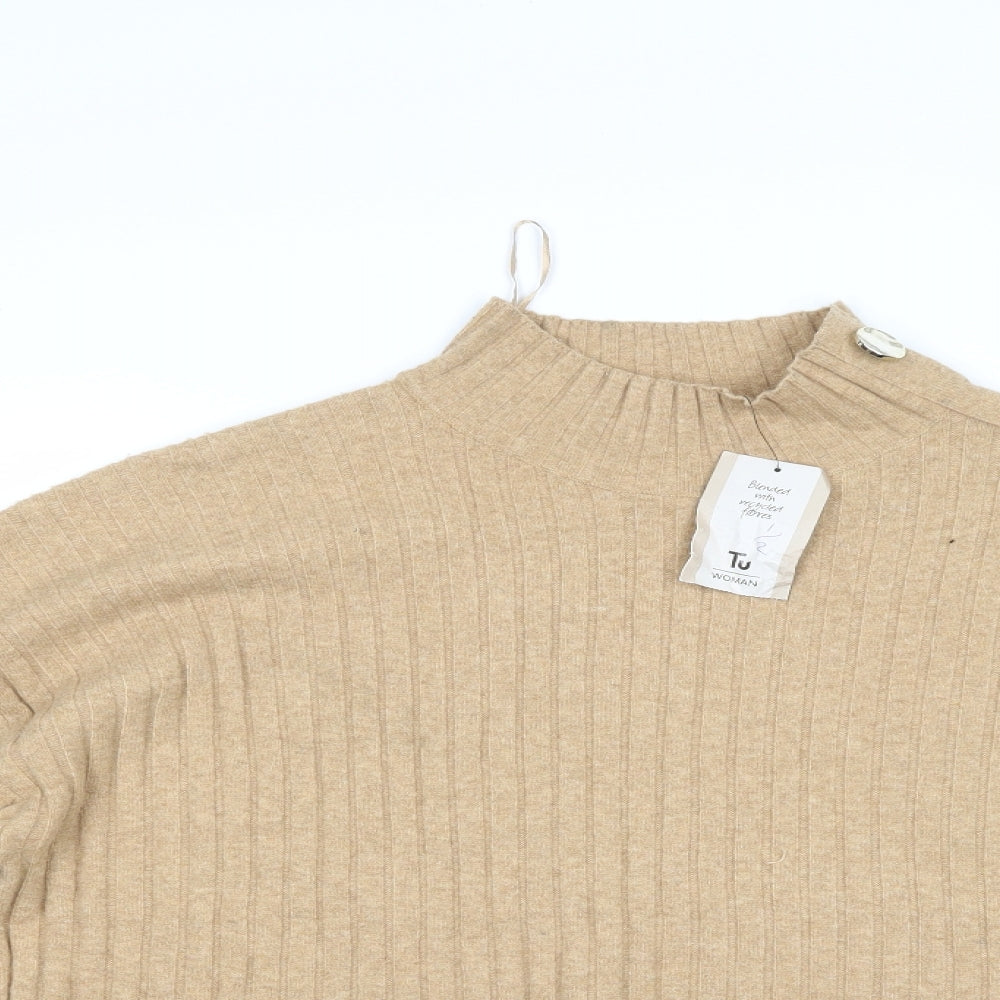 TU Womens Brown   Pullover Jumper Size 18