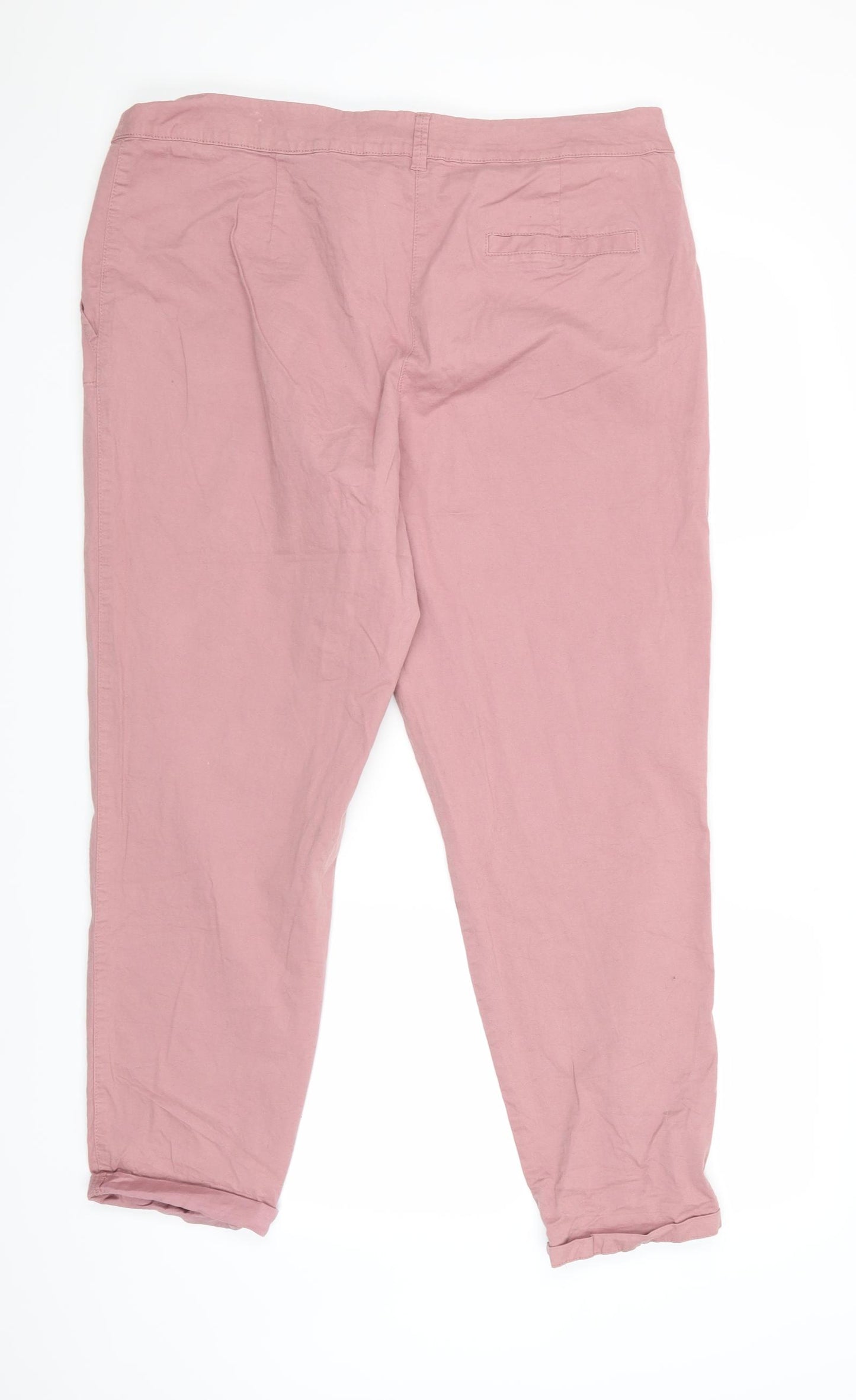 TU Womens Pink   Trousers  Size 18 L27 in
