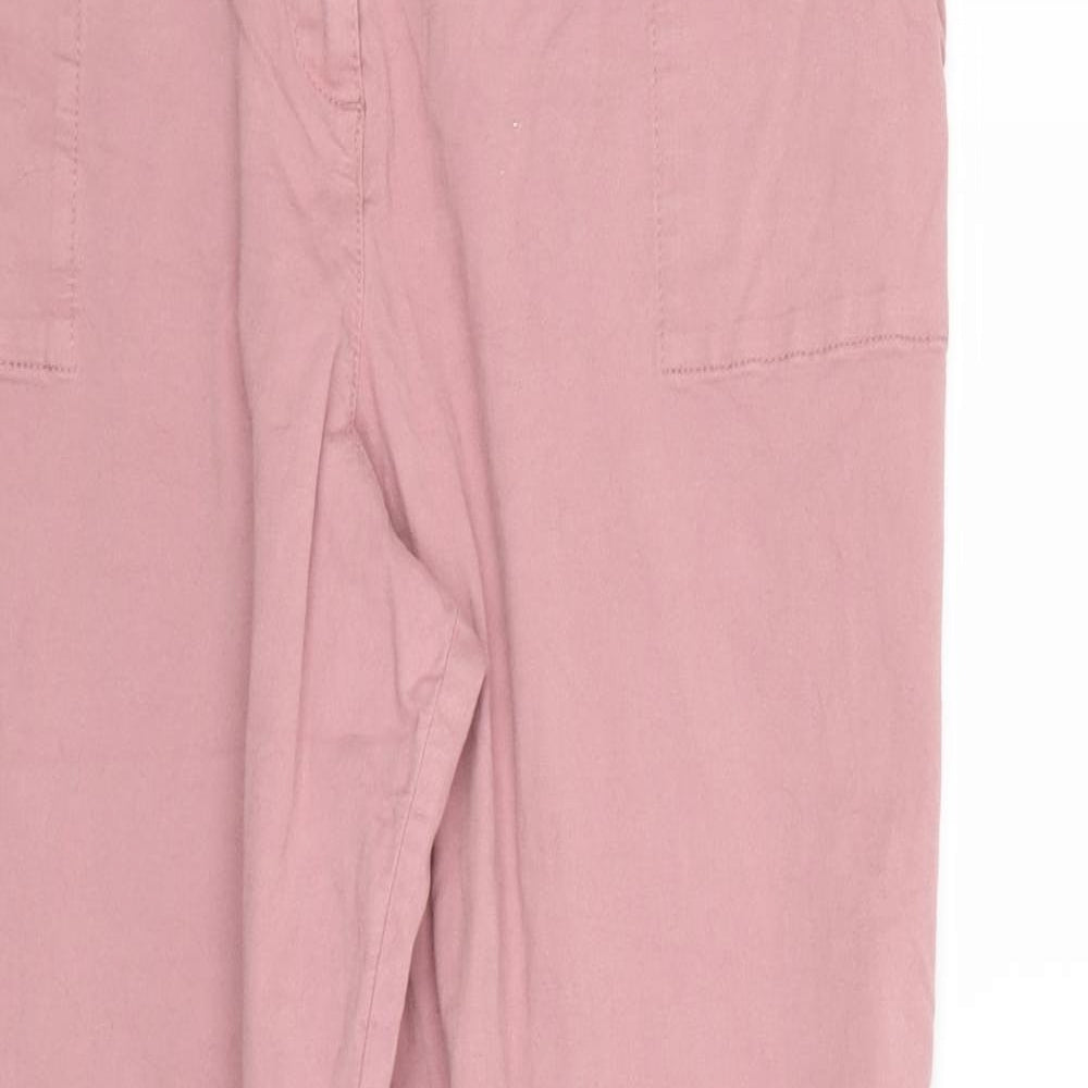 TU Womens Pink   Trousers  Size 18 L27 in