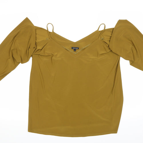 River Island Womens Gold   Basic Blouse Size 10