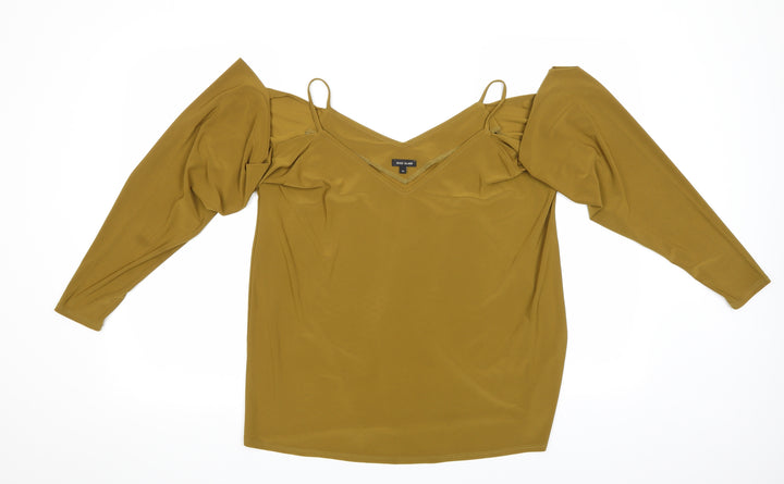 River Island Womens Gold   Basic Blouse Size 10
