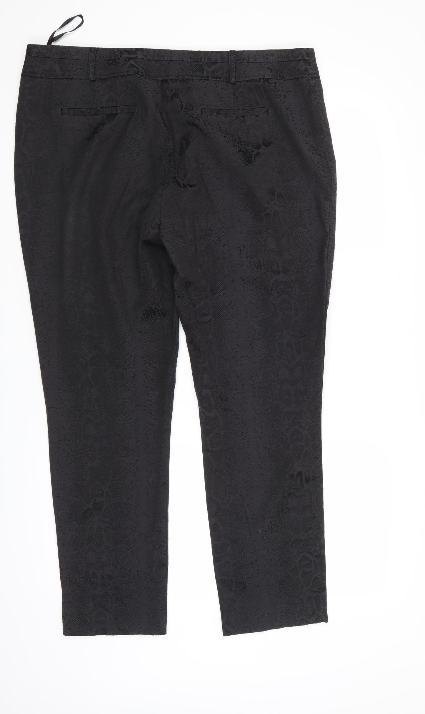 George Womens  Animal Print  Trousers  Size 16 L27 in