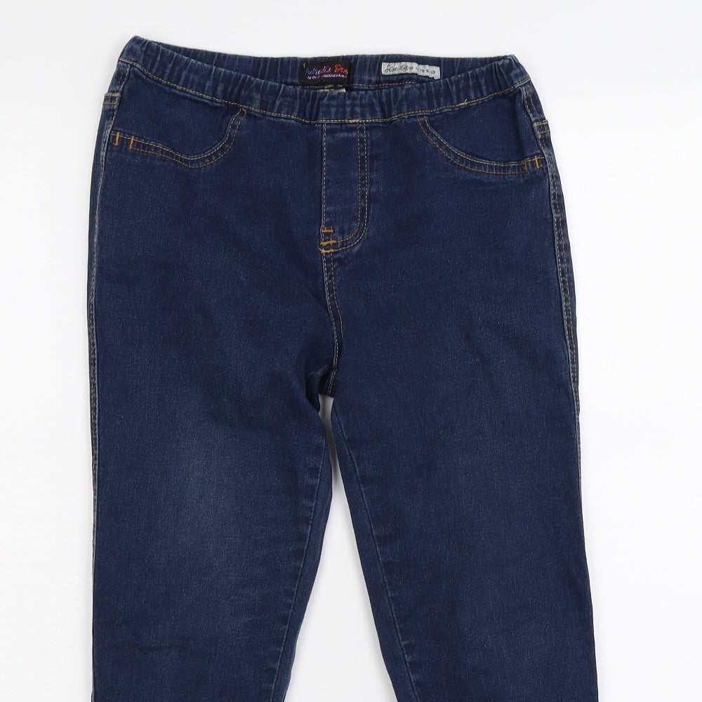 Cherokee Womens Blue  Denim Cropped Jeans Size 8 L21 in