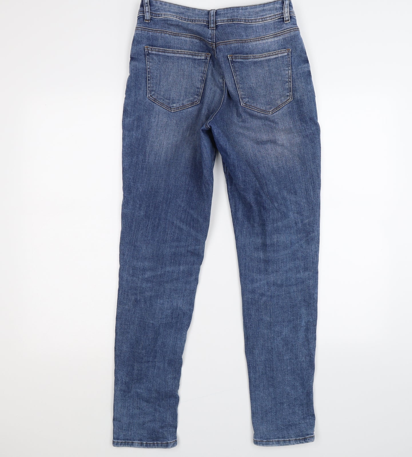 TU Womens Blue  Denim Straight Jeans Size 8 L28 in
