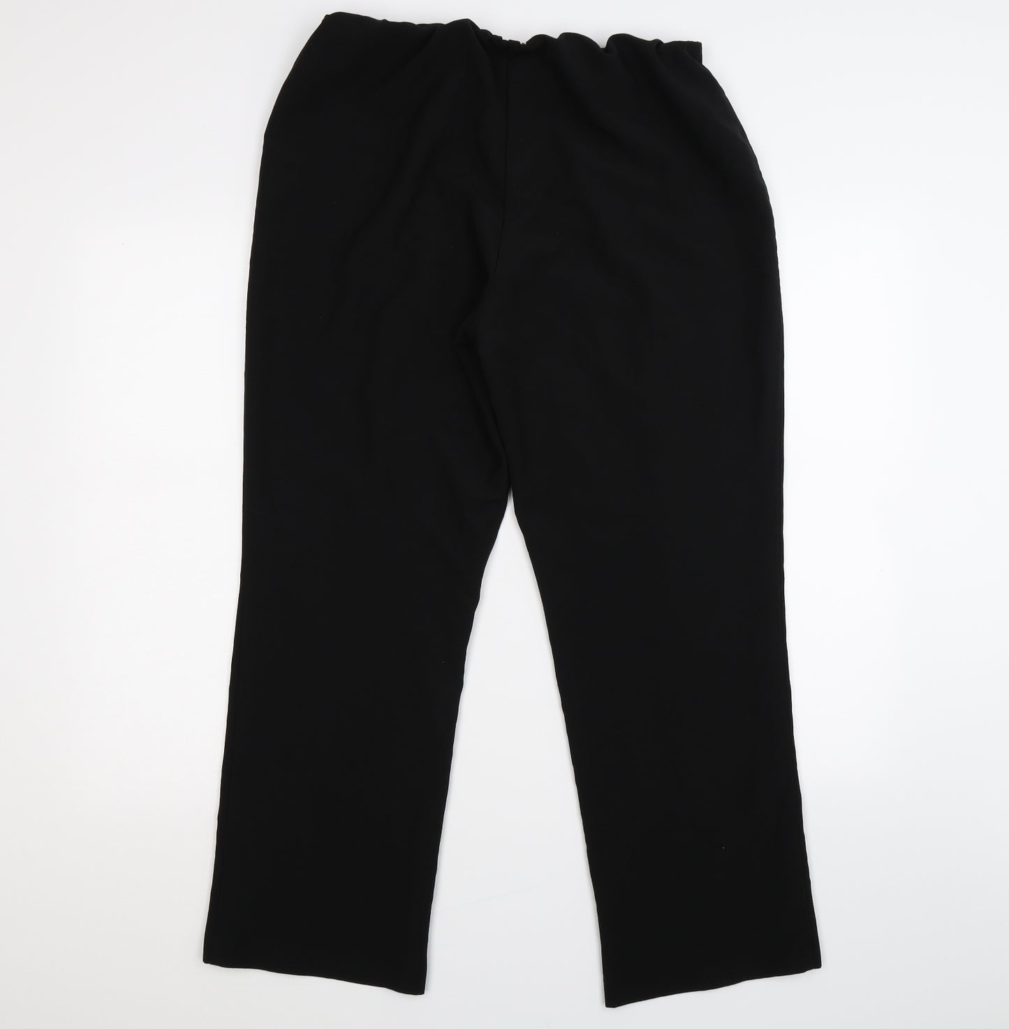 viva vi Womens Black   Dress Pants Trousers Size 16 L27 in - Slimming
