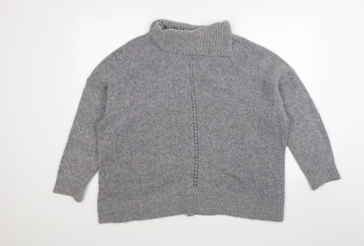 Anthology Womens Grey Knit Pullover Jumper Size 20