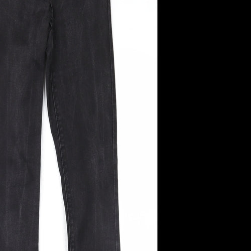 Denim & Co. Womens Black  Denim Skinny Jeans Size 10 L29 in
