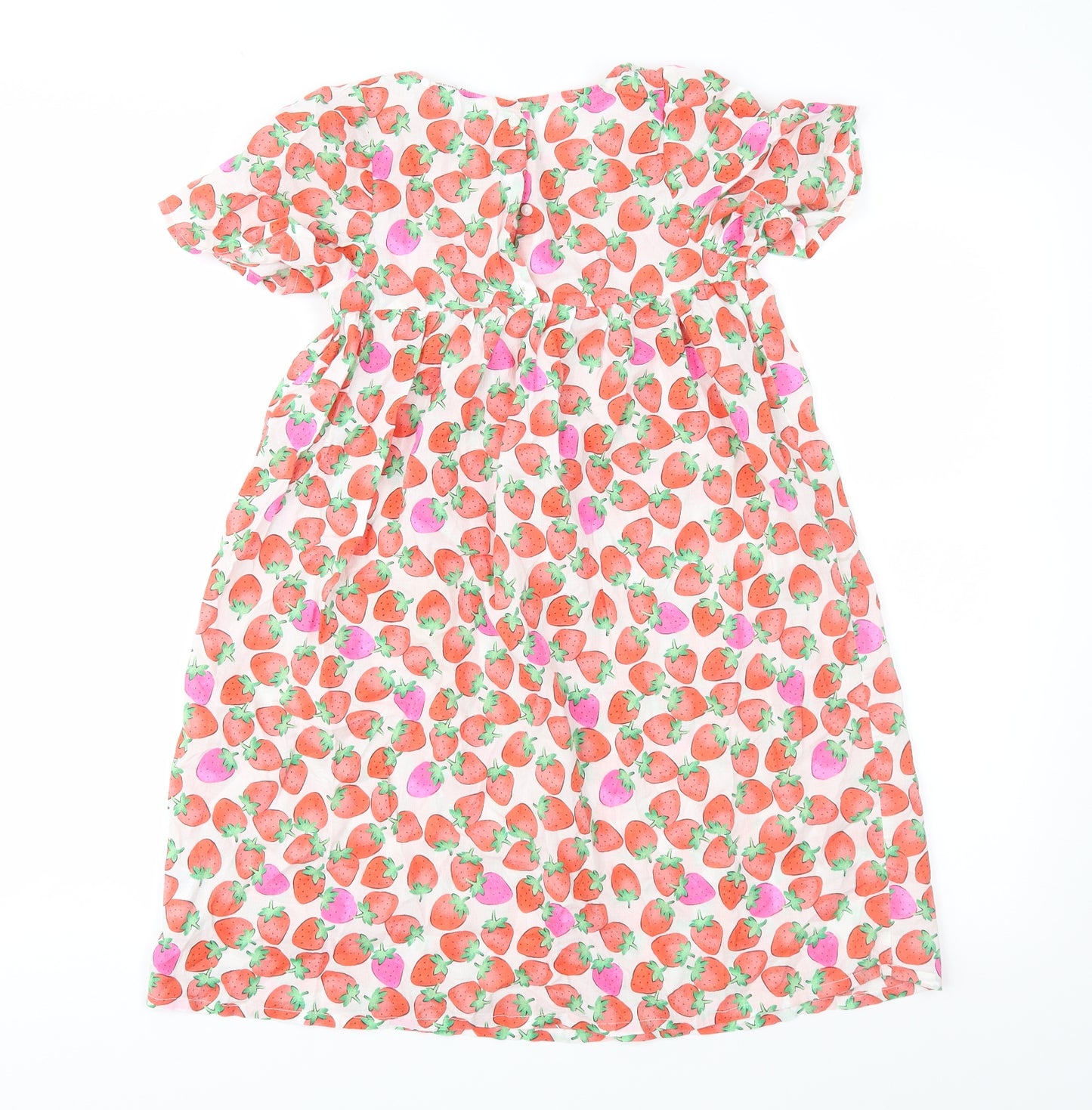 H&M Girls Pink Geometric  Fit & Flare  Size 9 Years