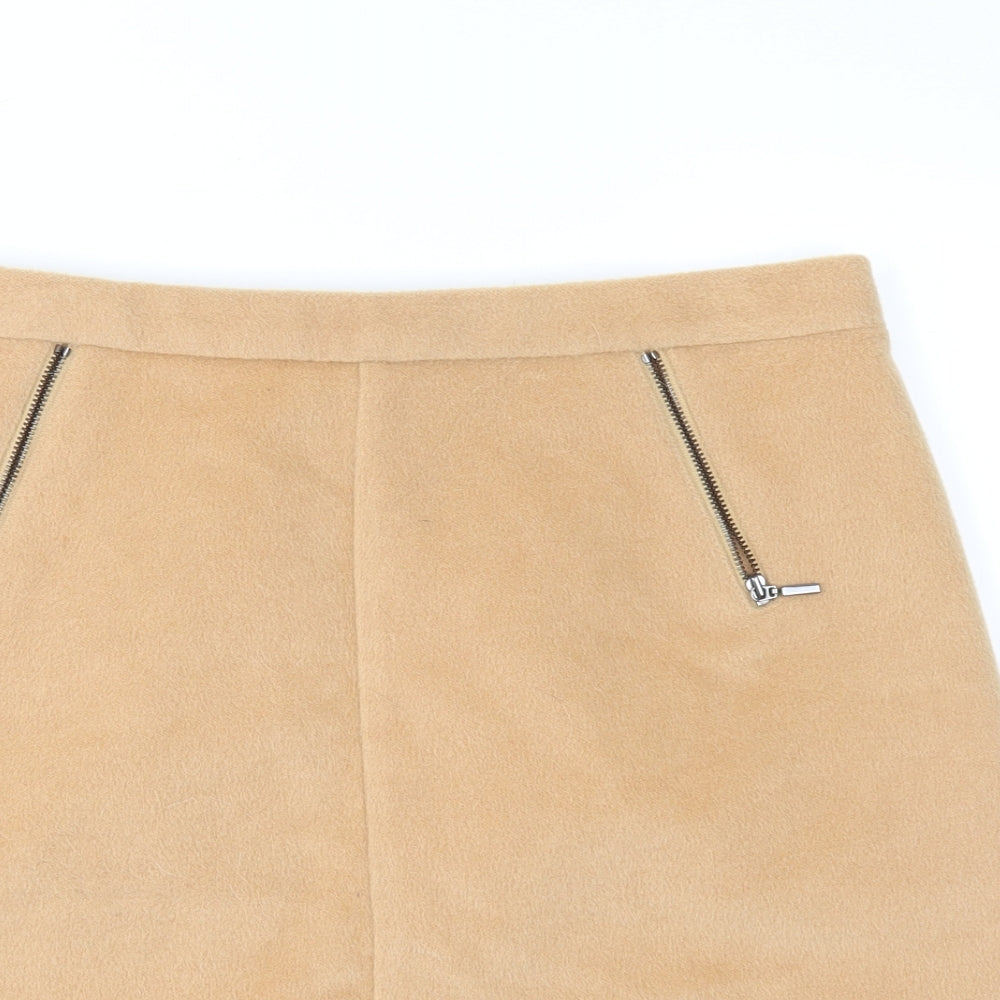 Marks and Spencer Womens Brown   Straight & Pencil Skirt Size 16