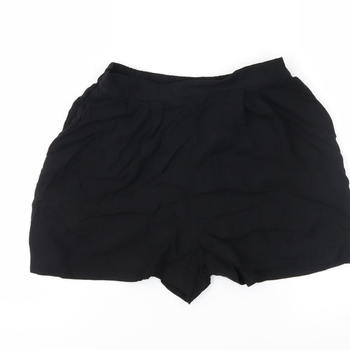 H&M Womens Black   Mom Shorts Size 6