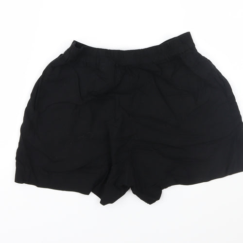 H&M Womens Black   Mom Shorts Size 6