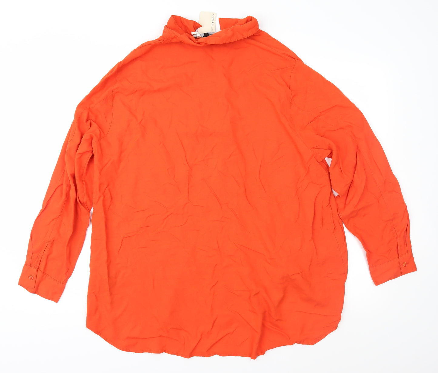 Capsule Womens Orange   Basic Button-Up Size 22