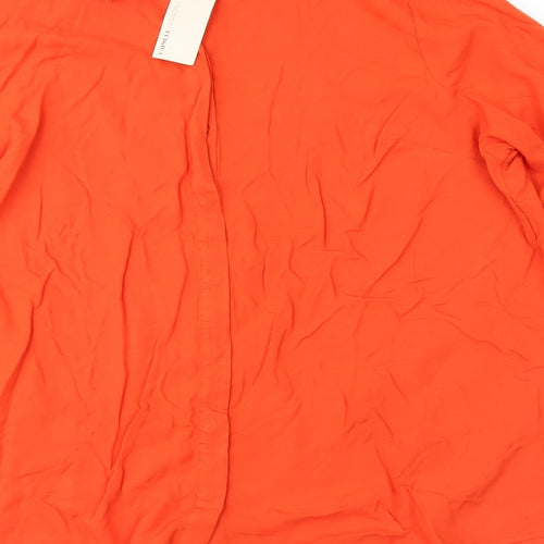 Capsule Womens Orange   Basic Button-Up Size 22