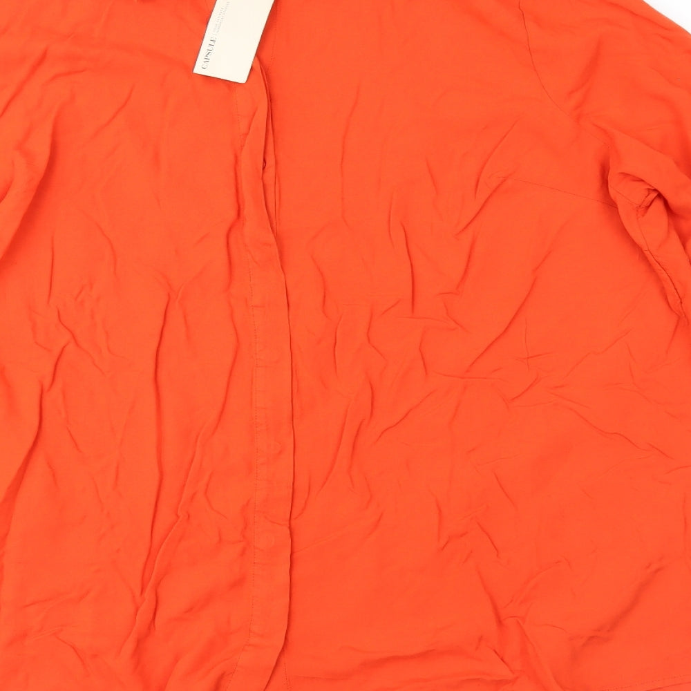 Capsule Womens Orange   Basic Button-Up Size 22
